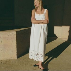 NWT Doen Ellen Dress in Salt, Sz M